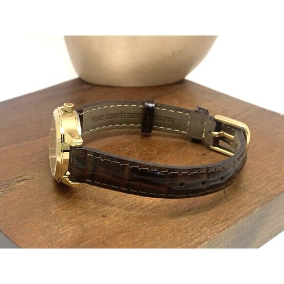 Timex Women's Watch TW2R63600 Indiglo Mother of Pearl Quartz Brown Leather 25mm - Picture 10 of 15